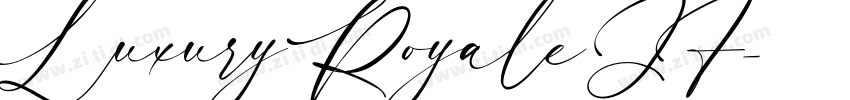 Luxury Royale JF字体转换